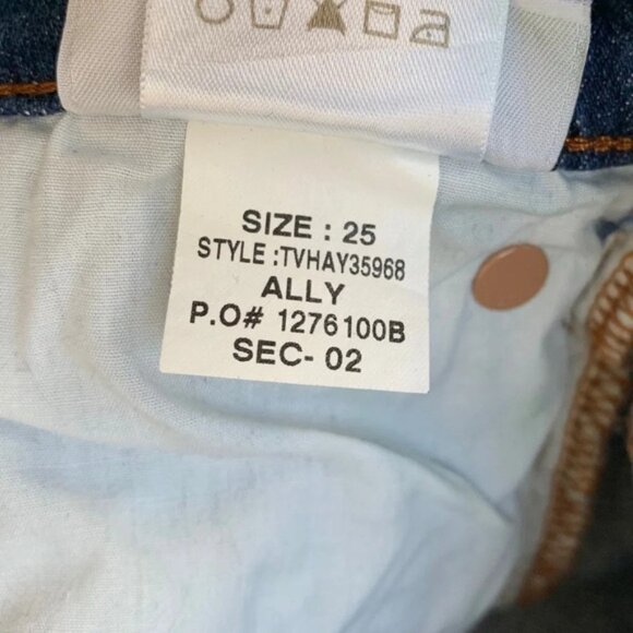 Revolve Joe's Jeans Women's Skinny Jeans Icon Ally Raw Hem Denim Indigo blue 25 - Picture 15 of 16